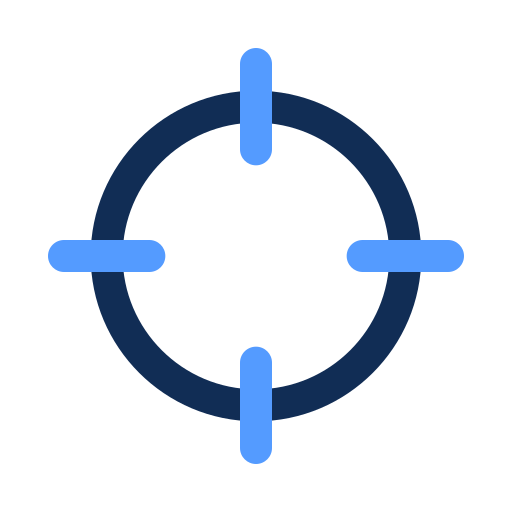 Target Generic color outline icon