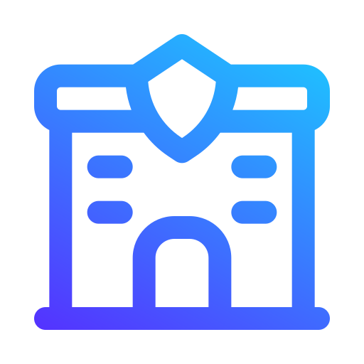 delegacia de polícia Generic gradient outline Ícone