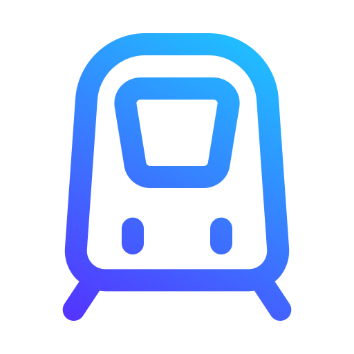 treno Generic gradient outline icona