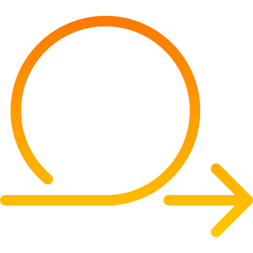 ciclo continuo Generic gradient outline icona