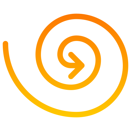 spiral Generic gradient outline icon