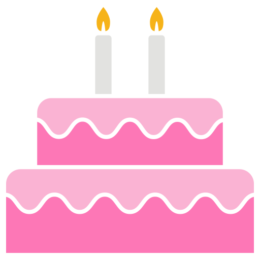 tort urodzinowy Generic color fill ikona