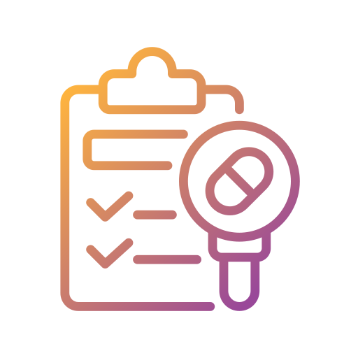 prescrizione Generic gradient outline icona