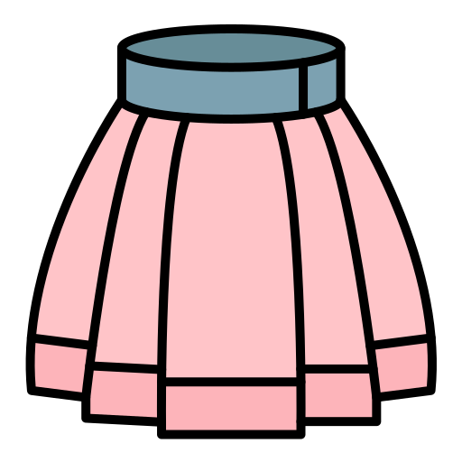 falda Generic color lineal-color icono