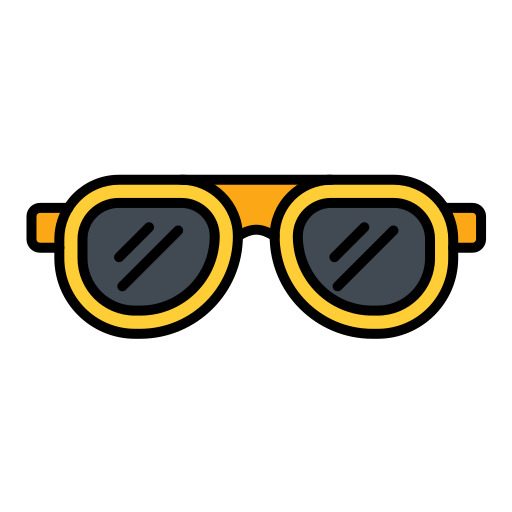 sonnenbrille Generic color lineal-color icon