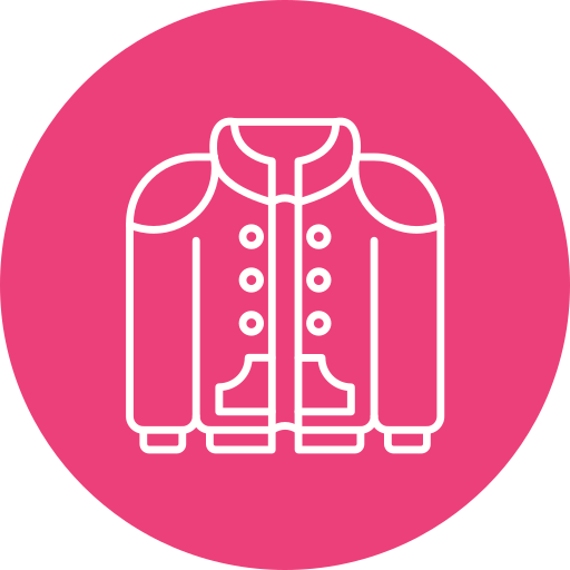 Университетская куртка Generic color fill иконка