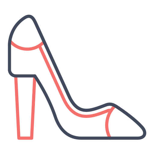 Women shoes Generic color outline icon