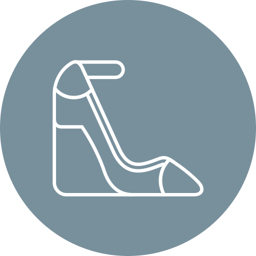 Wedge heel Generic color fill icon