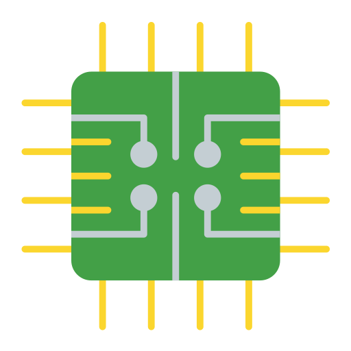 Circuit board Generic color fill icon