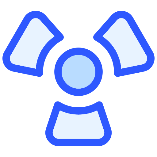 radioaktiv Generic color lineal-color icon