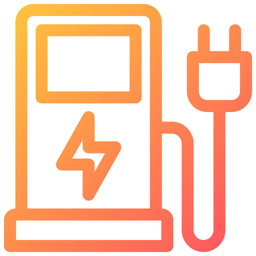 Electric station Generic gradient outline icon