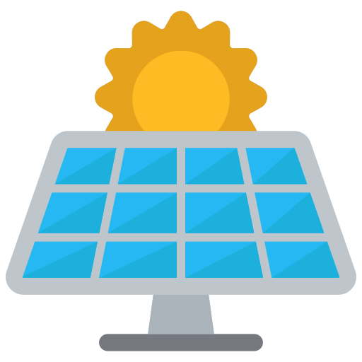 panneau solaire Generic color fill Icône