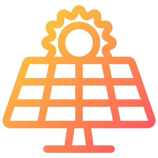 Solar panel Generic gradient outline icon