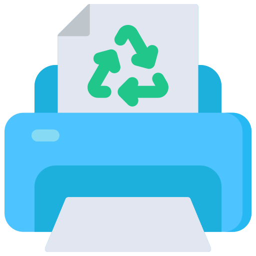 papel reciclado Generic color fill icono