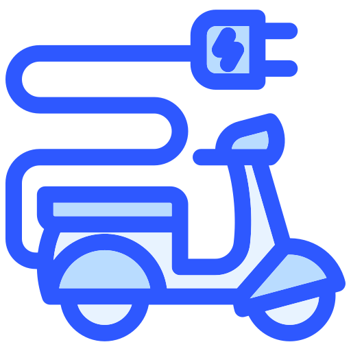Электрический мотоцикл Generic color lineal-color иконка