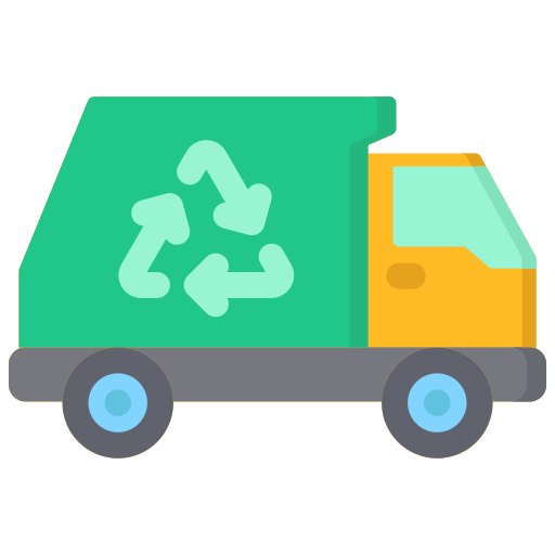 Garbage truck Generic color fill icon