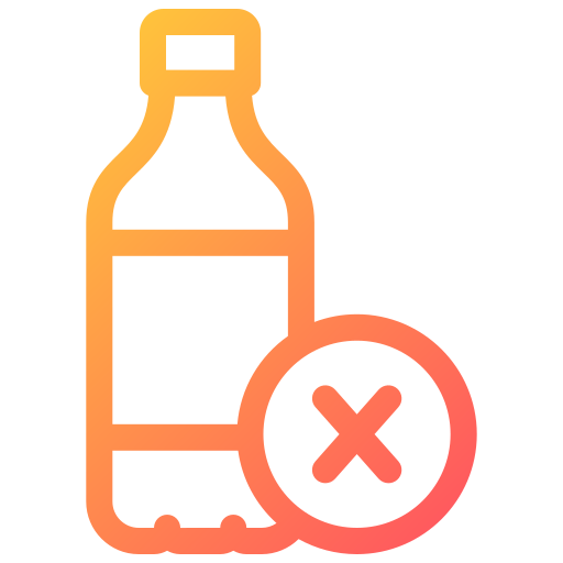 No plastic bottles Generic gradient outline icon