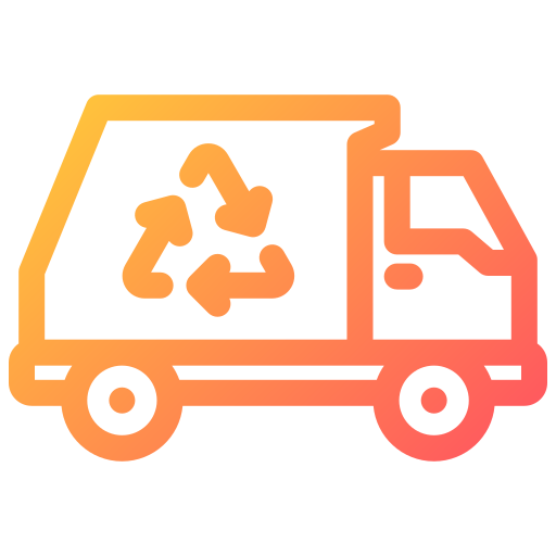 Garbage truck Generic gradient outline icon