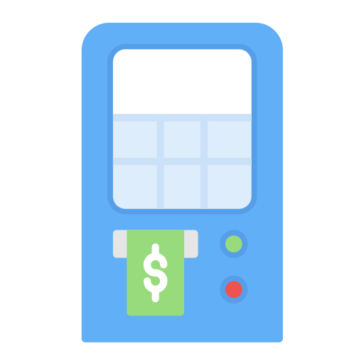geldautomaat Generic color fill icoon