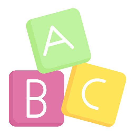 abcブロック Generic color fill icon