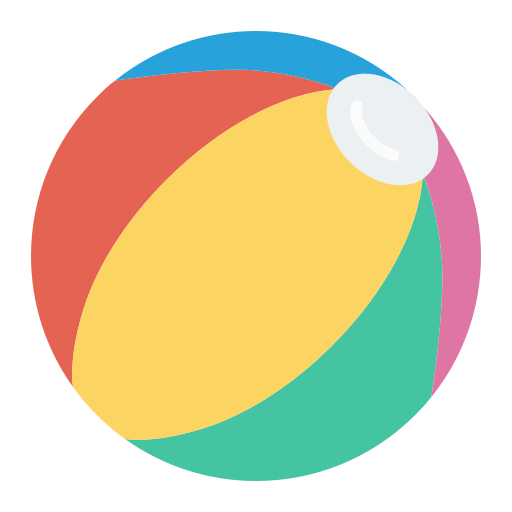 пляжный мяч Generic color fill иконка