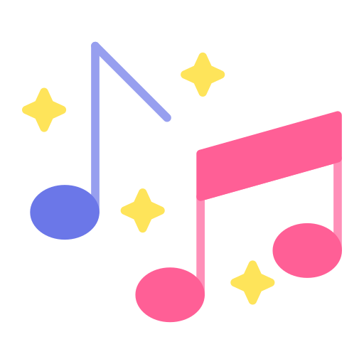 nota musical Generic color fill icono