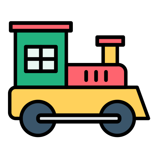 Игрушечный поезд Generic color lineal-color иконка