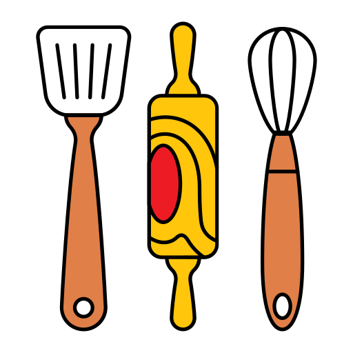 herramientas de cocina Generic color lineal-color icono