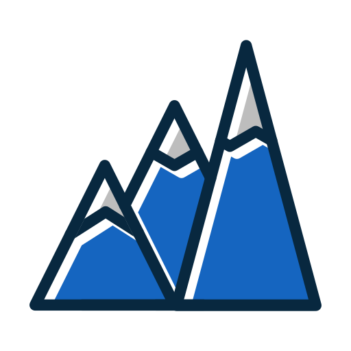 Mountains Generic color lineal-color icon