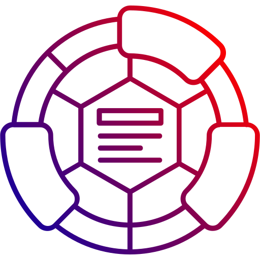 diagrama Generic gradient outline icono