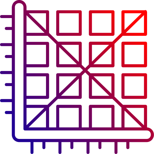 Matrix Generic gradient outline icon