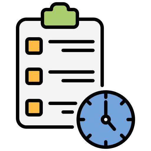 Schedule Generic color lineal-color icon