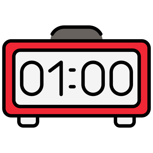 Digital clock Generic color lineal-color icon