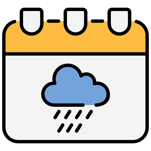雨の日 Generic color lineal-color icon