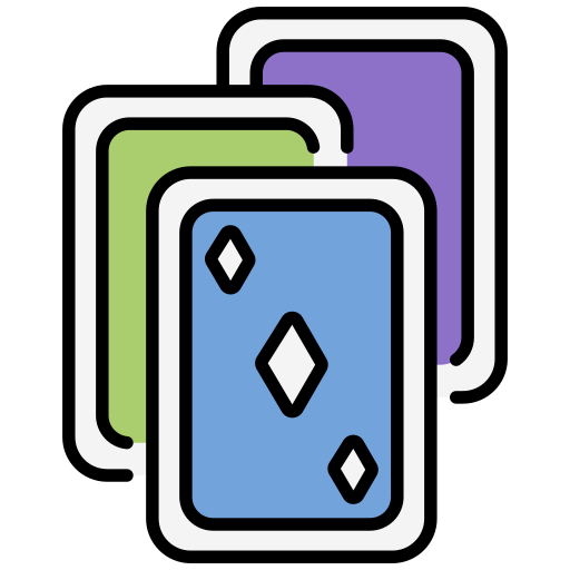 carta de juego Generic color lineal-color icono
