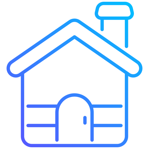 House Generic gradient outline icon