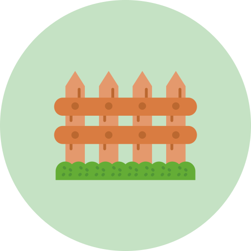 Fence Generic color fill icon