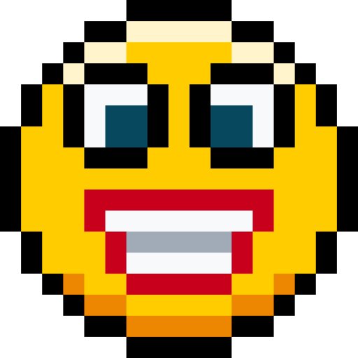 Smile Pixel Linear color icon