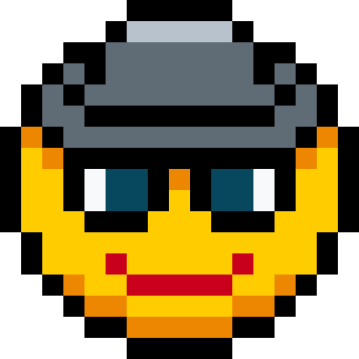 detective Pixel Linear color icono