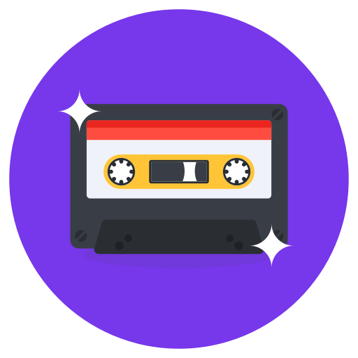 Cassette Generic Circular icon