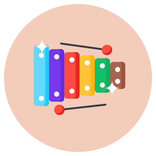 xylofoon Generic Circular icoon