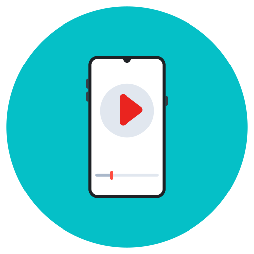 Мобильное видео Generic Circular иконка