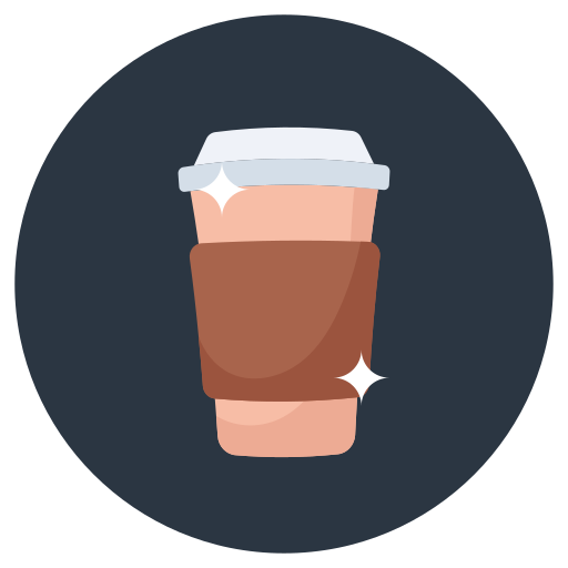 Coffee cup Generic Circular icon