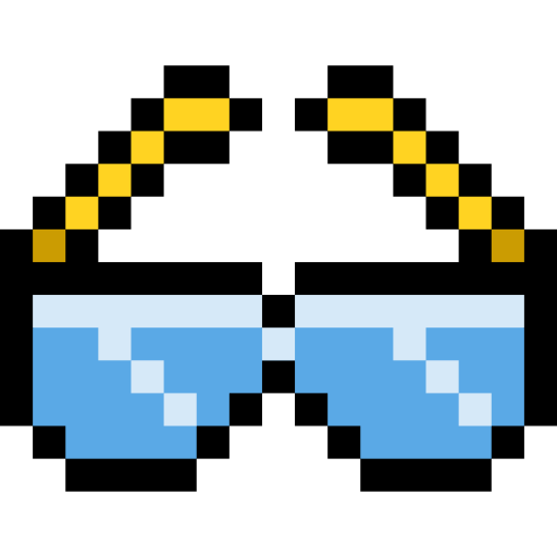 Sunglasses Pixel Linear color icon