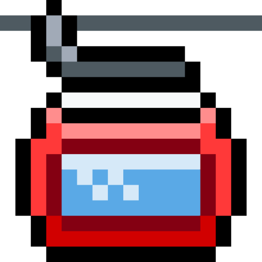 cabina della funivia Pixel Linear color icona