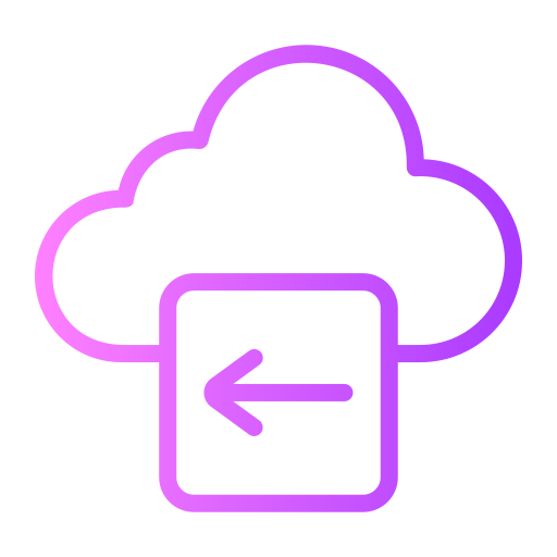 Cloud Generic gradient outline icon