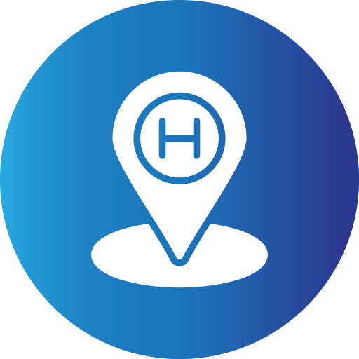 hubschrauberlandeplatz Generic gradient fill icon