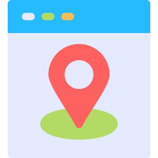 ubicación web Generic color fill icono