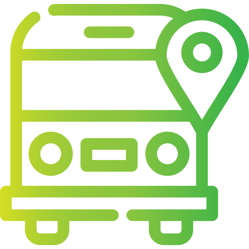 School bus Generic gradient outline icon