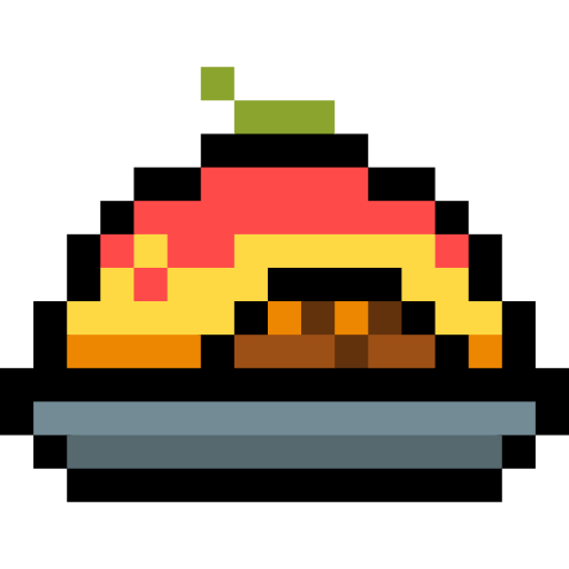 omurice Pixel Linear color icon
